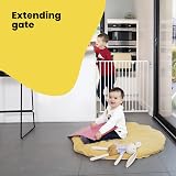 Safety 1st Wall Fix Extending Metal Gate 62-102cm White Baby Safety Gate view 2