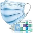 Medtecs Face Mask Disposable - 50/2000 PCS - Comfortable 3 Layer Breathable Mask, The Better Protection and Health Choice - CoverU ASTM Level 1 Adult Mask - 50 PCS - Blue