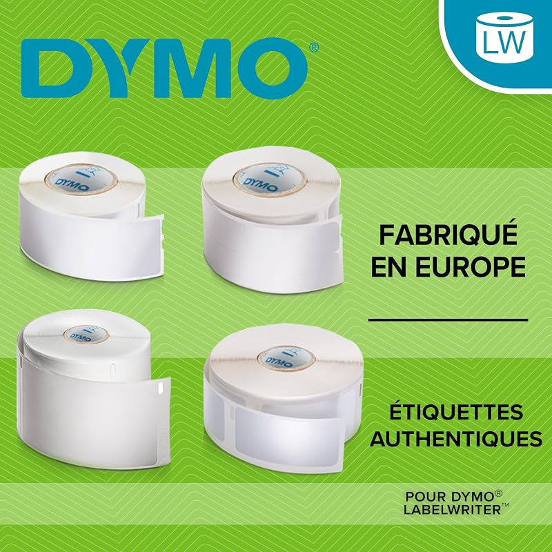 LW étiquettes autocollantes authentiques polyvalentes | 54 mm x 70 mm | 12 rouleaux 320 étiquettes faciles à décoller (lot de 3.840) | pour les étiqueteuses LabelWriter