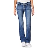 WallFlower Women's Legendary Bootcut Mid-Rise Insta Stretch Juniors Jeans (Standard and Plus), Size 0 to 24