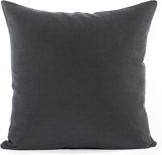 Amazon Com Silver Fern Decor 24 X 24 Solid Charcoal Gray