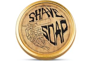 THE VINTAGE GROOMING CO. Shave Soap For Men | Tea Tree Pre-shave Soften Bristles | All Natural Shaving Cream | Razor Tight Skin Soothing Benefits | African Black 4oz