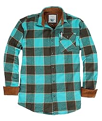 Gioberti Men's Brushed Flannel 100% Cotton Plaid