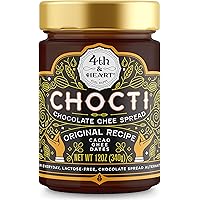 4th & Heart Chocti Chocolate Ghee, Grass-fed Lactose-free Cacao Spread, Paleo Frosting, Classic Cacao, 12 Ounce (Pack of…