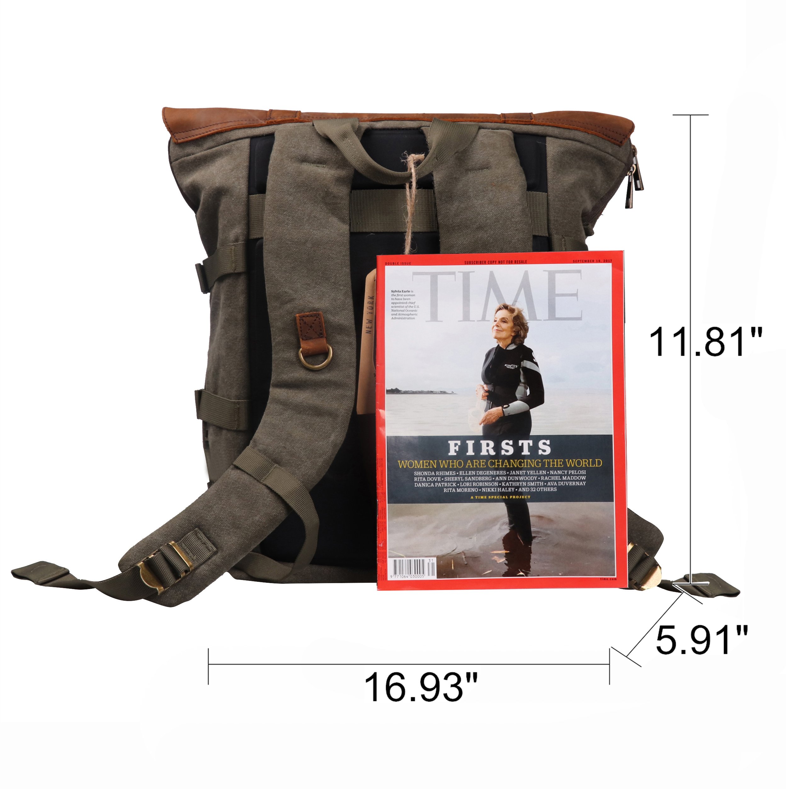 sylvia canvas backpack