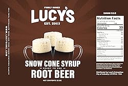 Lucy's Family Owned - Shaved Ice Snow Cone Syrup