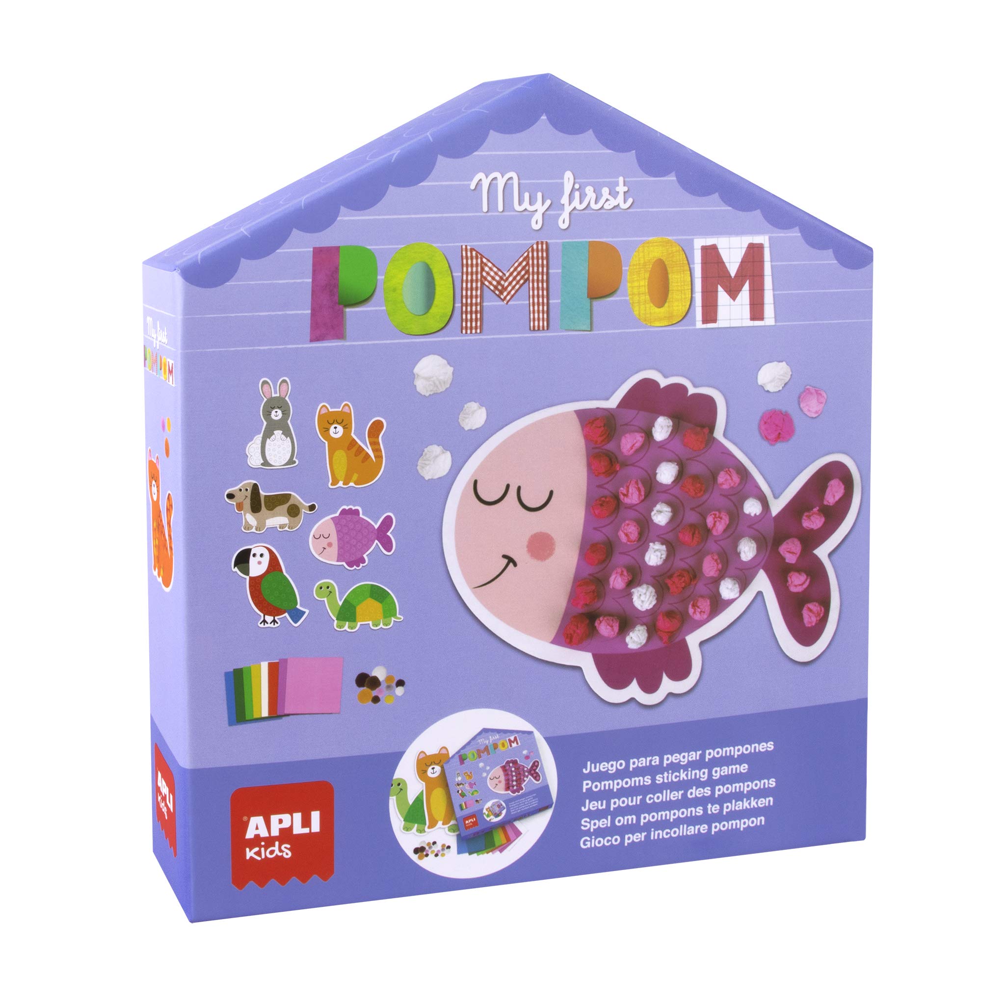 APLI Kids 18505 - My First Pompom Set
