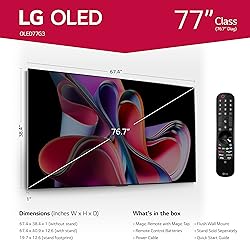 LG G3 Series 77-Inch Class OLED evo 4K Processor