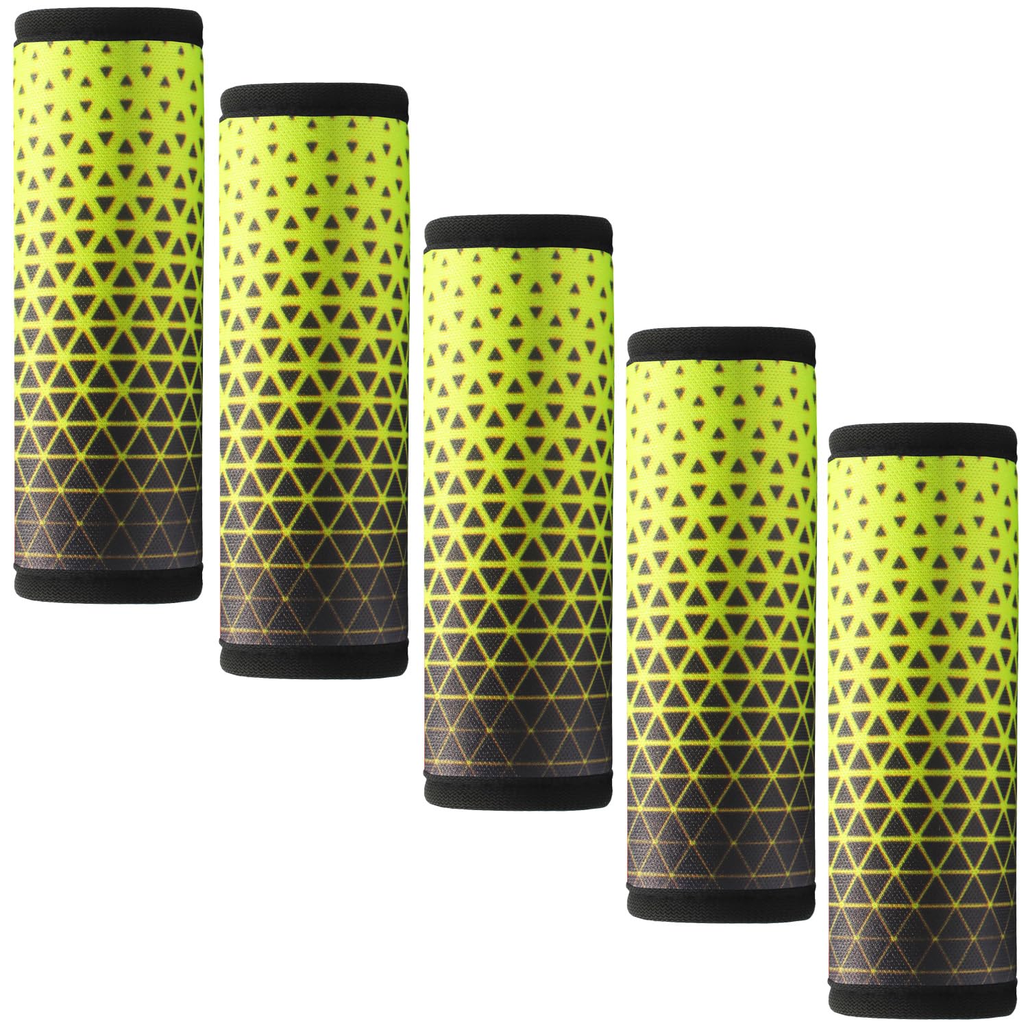 GOWRAPS 5 Pack Neoprene Luggage Handle Wraps for