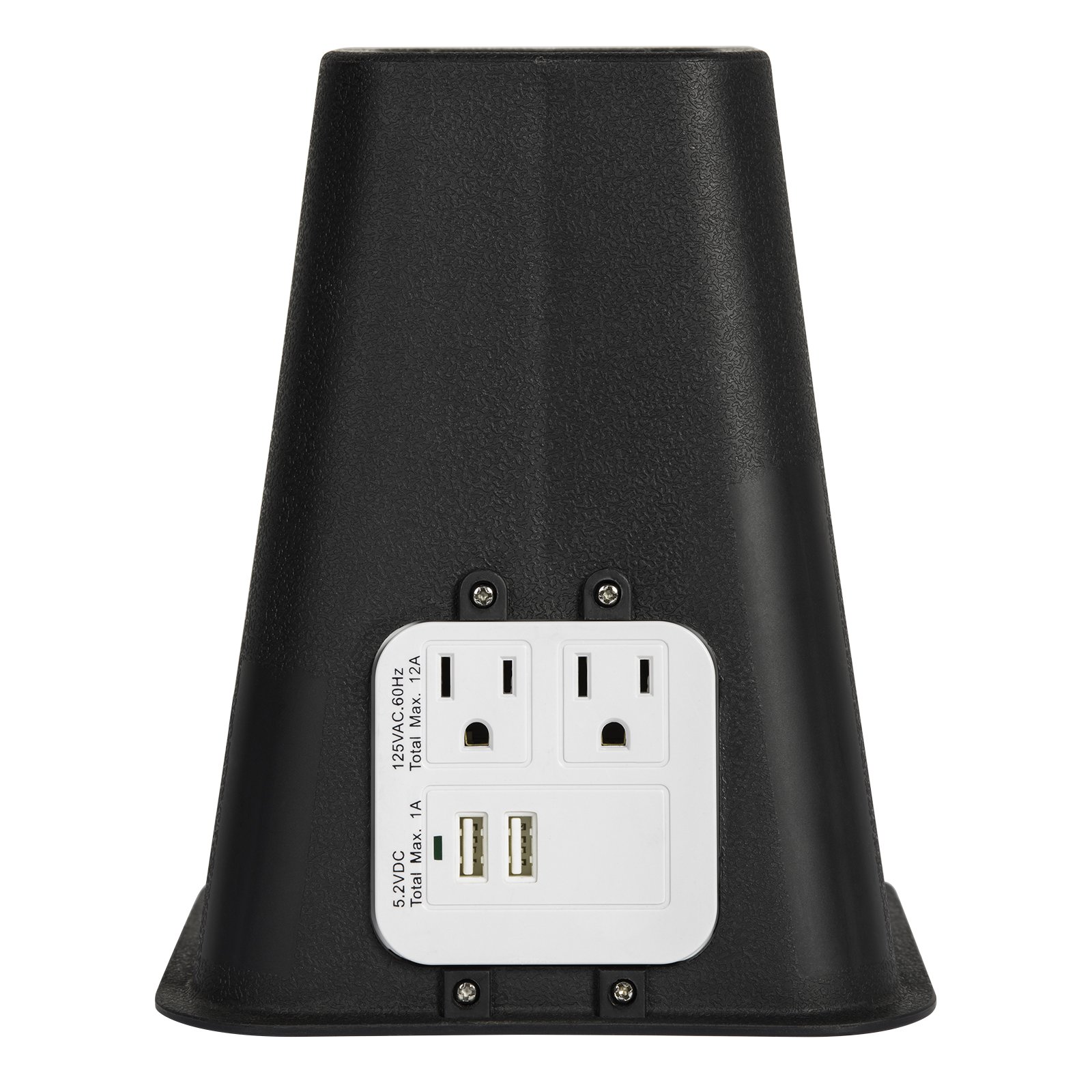 Richard’s Homewares Bed Risers with USB Ports and Outlets 7.25 Inch