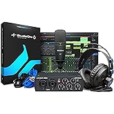 PreSonus AudioBox 96 25th Anniversary Studio Recording Bundle with Studio One Artist DAW Music Production Software