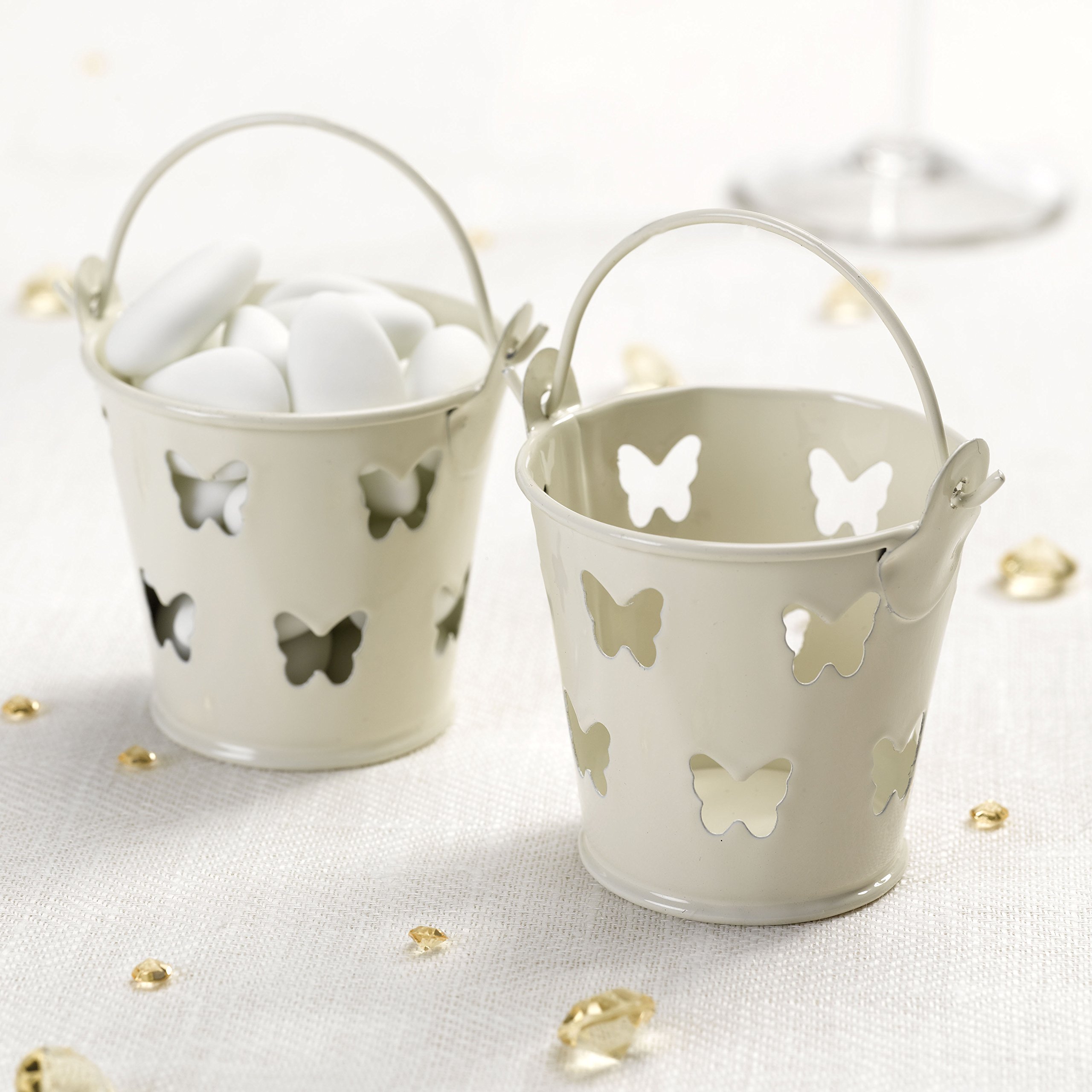 Neviti Elegant Butterfly - Pails - Ivory