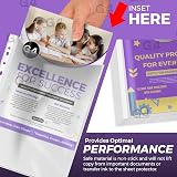 G4Gadget A4 Punched Pockets 500 Pack 30 Micron 10-15 Sheets Value Set view 6