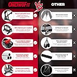 ONETWOFIT Power Tower Pull Up Bar Station Multi-Function 660LBS Black view 3