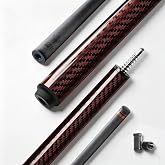 Cuefessnuance Carbon Fiber Pool Cue Stick, Low Deflection Pool Cue | Professional Pool Stick for Adults, Premium Carbon Shaft Billiard Cue, 3/8-8 Joint, Multi-Layer Tip, Wrapless Grip