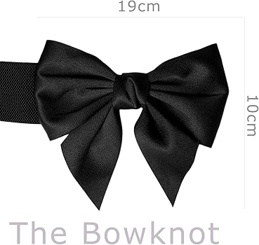 black bow belts for dresses