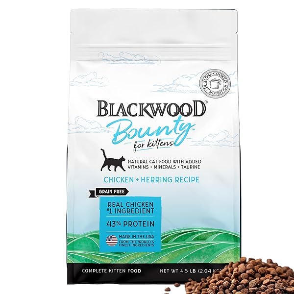 BLACKWOOD BOUNTY DRY CAT FOOD, KITTEN FORMULA, CHICKEN...