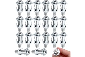 BENLIUDH 20pcs Hollow Wall Anchors for Thin Walls Heavy Duty, M8 x 1.18"