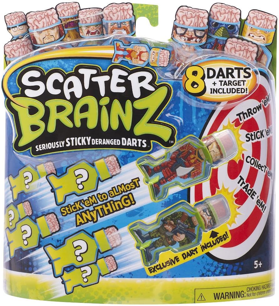 Scatter Brainz Sticky Dart 8-Pack - Series 1 (Colors/Styles Vary)