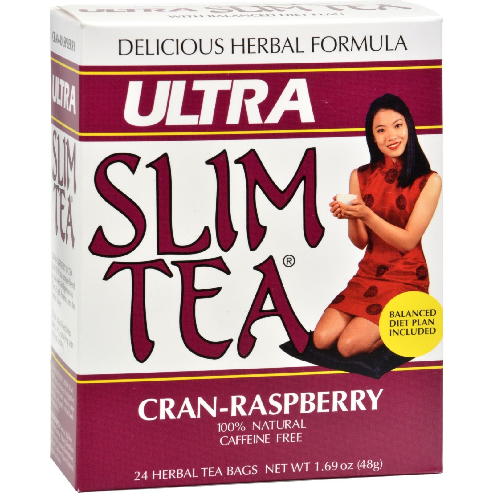 Ultra Slim Tea, Super Herbal, Tea Bags, 24 Count Box