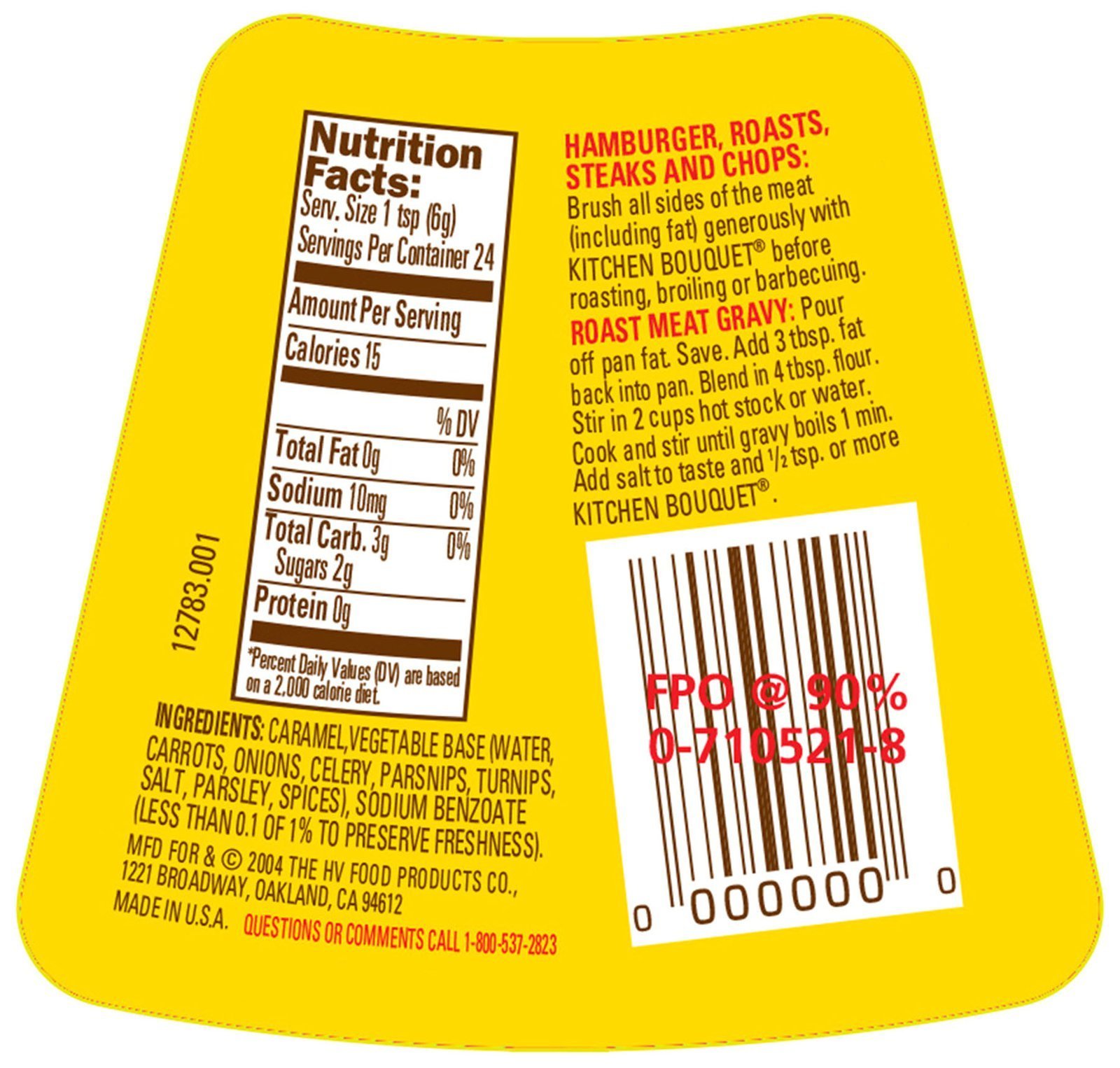 Kitchen Bouquet Seasoning And Browning Sauce 4oz Pack Of 3