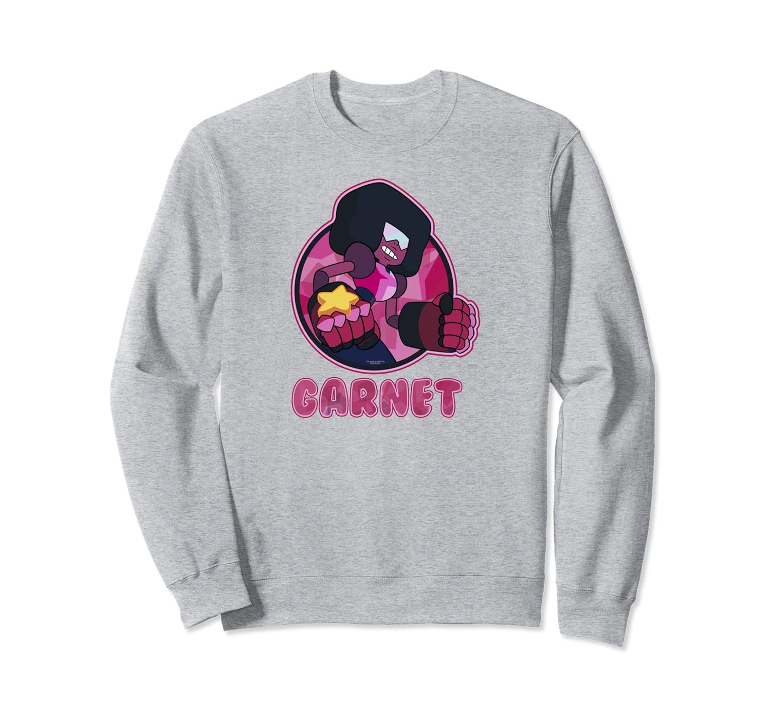 CN Steven Universe Garnet Circle Portrait Graphic Sweatshirt- TPT