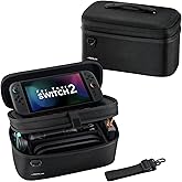 JSAUX All-in-One Carrying Case for Nintendo Switch 2, Travel Storage Bag Fits Dock, Controllers and Accessories, Holds Switch