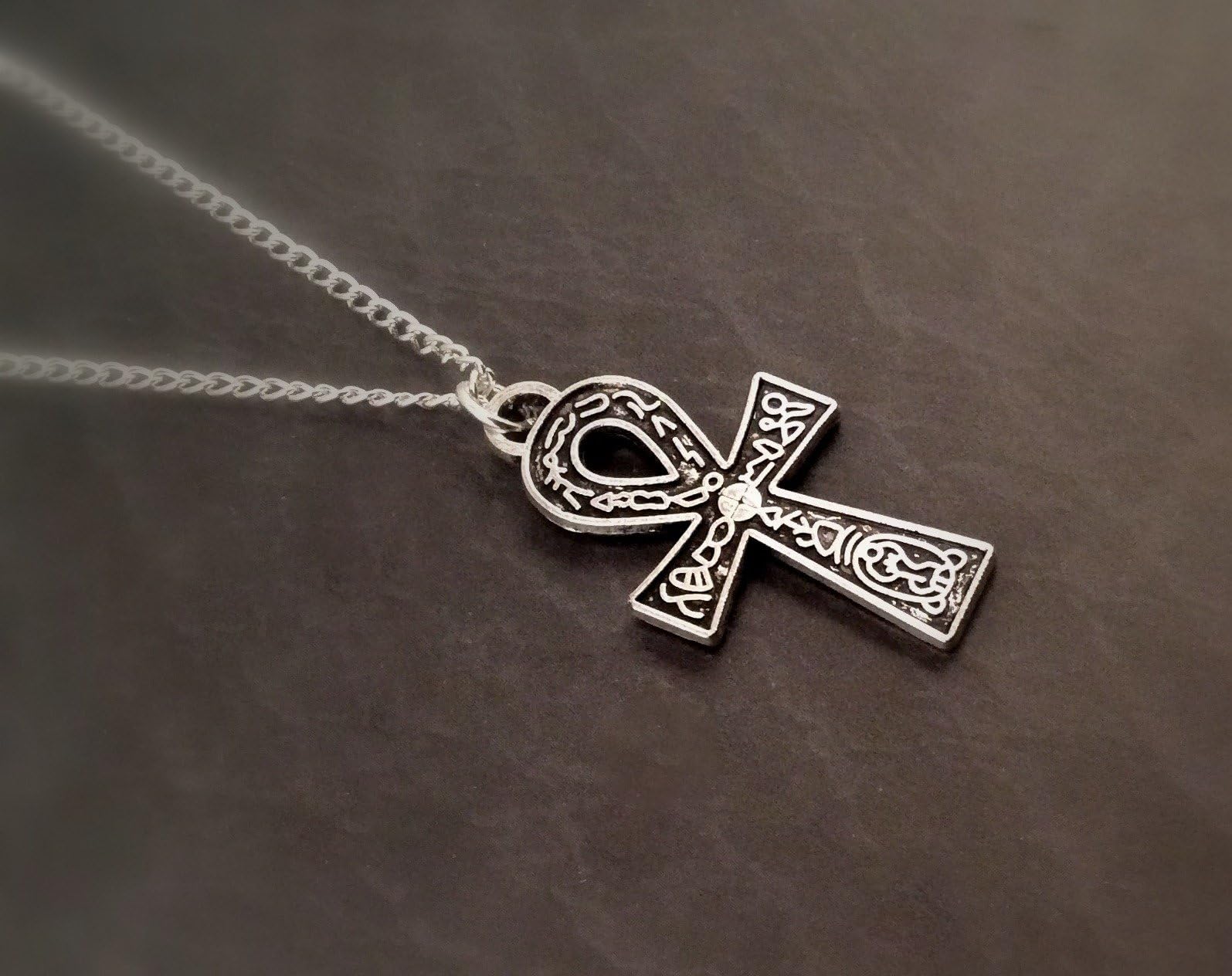 Ankh Necklace – Symbol of Life silver tone