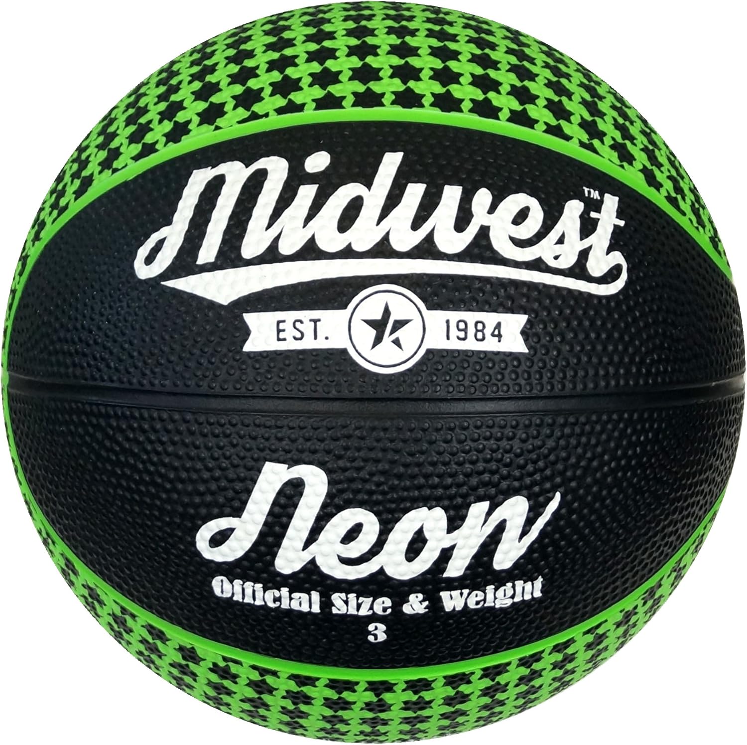 Midwest Neon - Pelota de Baloncesto, Color Negro, Talla Size 6 ...