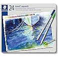 Staedtler Karat Aquarell Premium Watercolor Pencils, Set of 24 Colors (125M24)