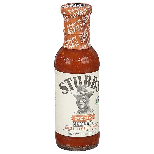 STUBB’S CHILES, LIME & GINGER PORK MARINADE, 12...
