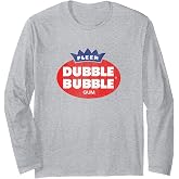 Dubble Bubble Classic Oval Logo Bubblegum Candy Long Sleeve T-Shirt