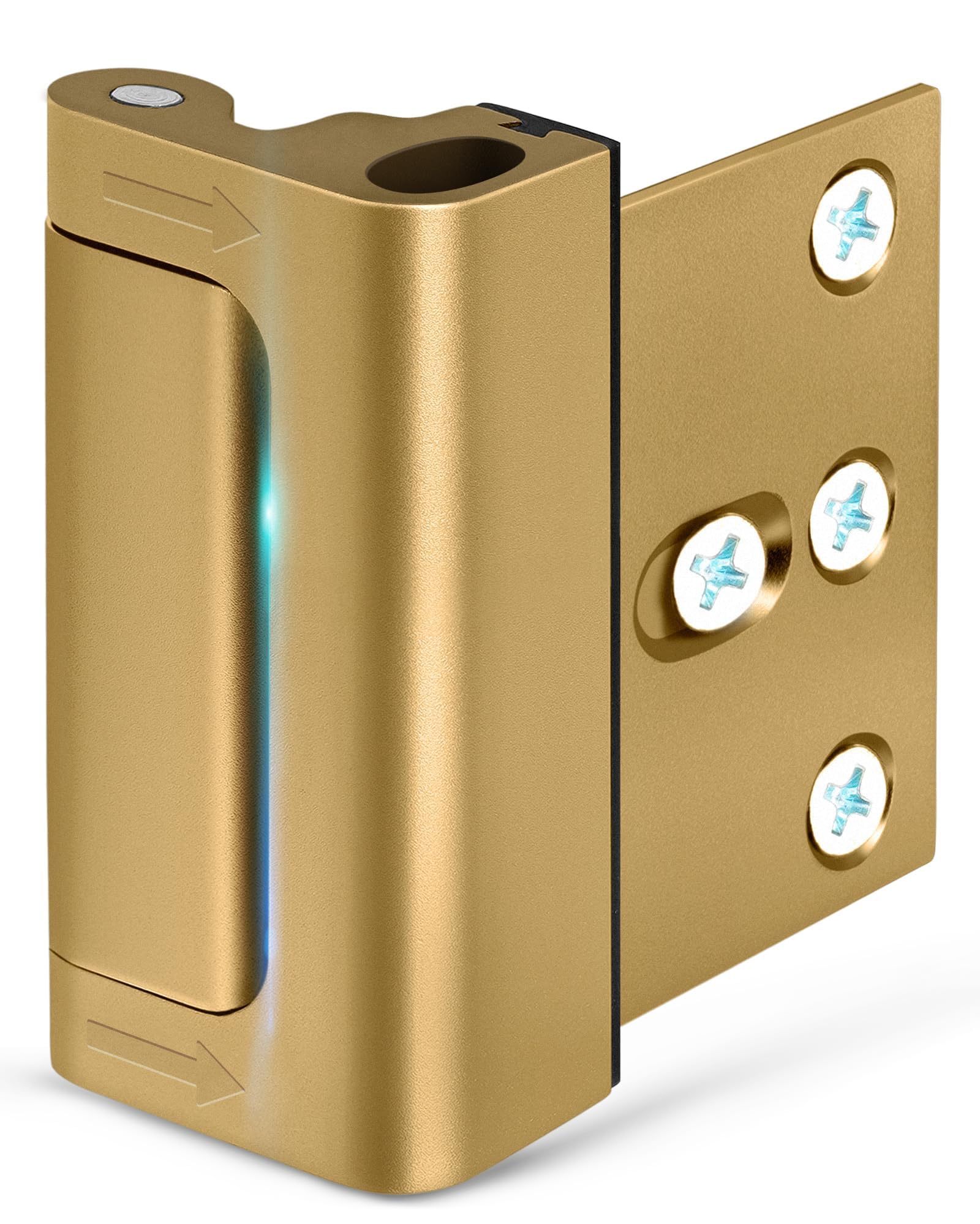 Photo 1 of Home Security Door Reinforcement Lock – Heavy-Duty Metal Door Lock for Front Door, Childproof Safety Latch for Kids Safety, Extra Flip Top Lock Withstands 800 lbs, Interior Deadbolt Guard Home Safety