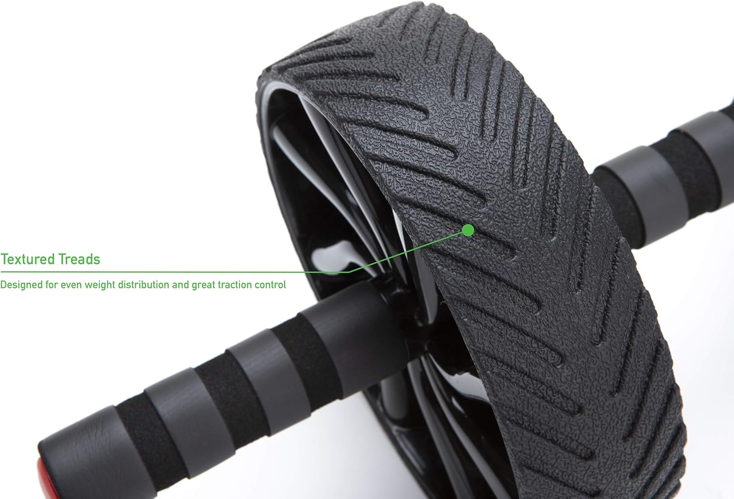Mind Reader ABWHEELBG-BLK Exercise Equipment, Wheel for Home Gym, Machine Workout, Roller Ab Trainer for Men Women Boxing MMA Fitness Training, Black: Home & Kitchen