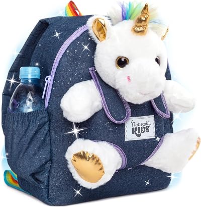 Naturally KIDS Unicorn Backpack Medium 5-7 Years Girls Gift Girls Backpack