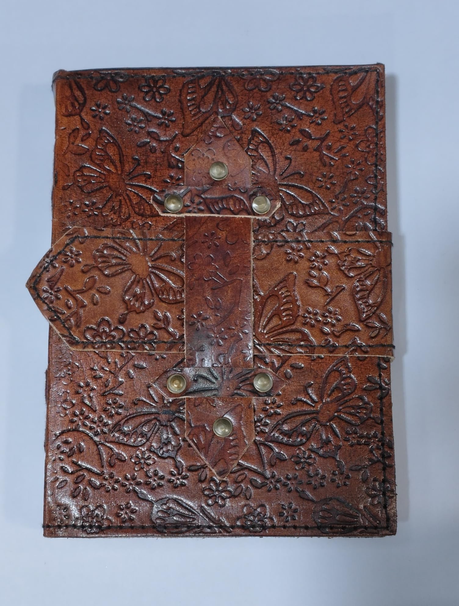 OVERDOSE CENTER PATTY Journal Notebook - Handmade Antique Journal Students Office Travel Gift Men Women Diary - Leather Sketchbook Drawing - Size 5x7 inches | 12x17 cm