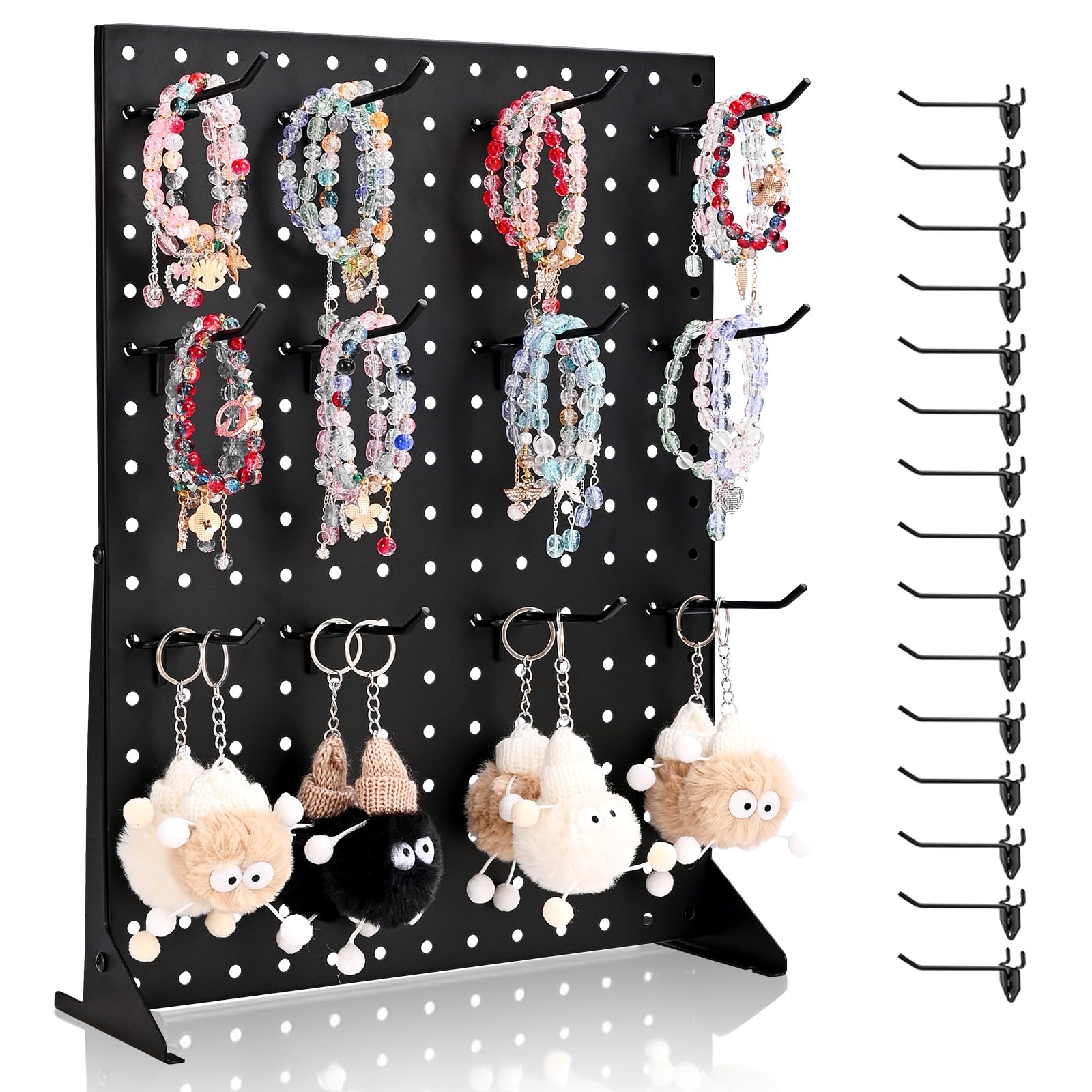 VEVOR Pegboard Display Stand, 17 x 13 Inch Tabletop