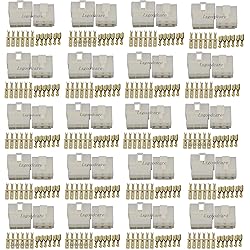 Lsgoodcare 20Sets 6.3MM 6 Pin Way Electrical
