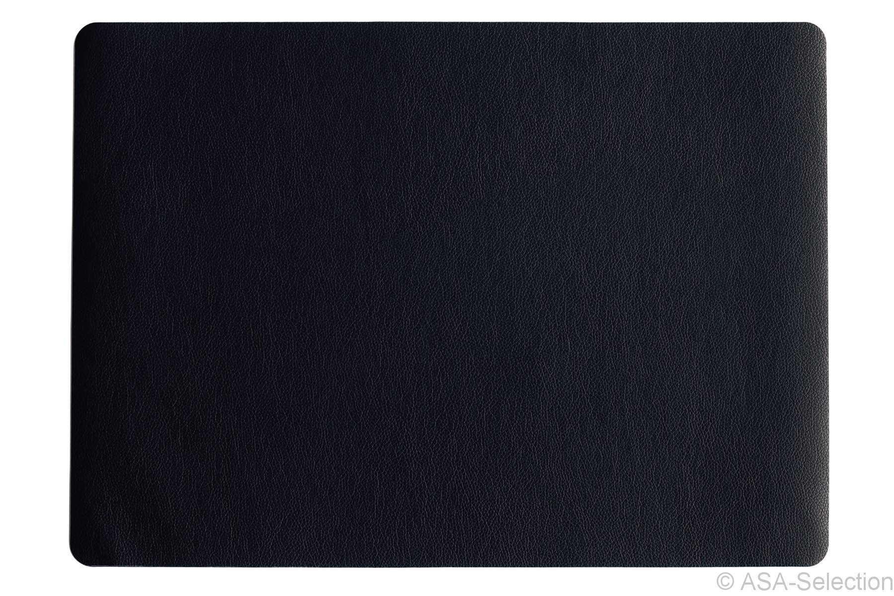 ASA Placemat, Imitation Leather, Black, 28 x 38 x 43 cm