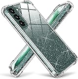 KIOMY Galaxy S22 5G Glitter Case for Girl Women