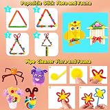 Chennyfun Arts and Crafts Kit 3000+ Pieces Kids 4-12 Unicorn Storage Bag view 5