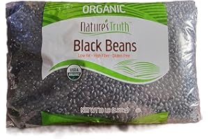 GAIBIJA Nature's Truth Organic Black Beans, 10 Pounds