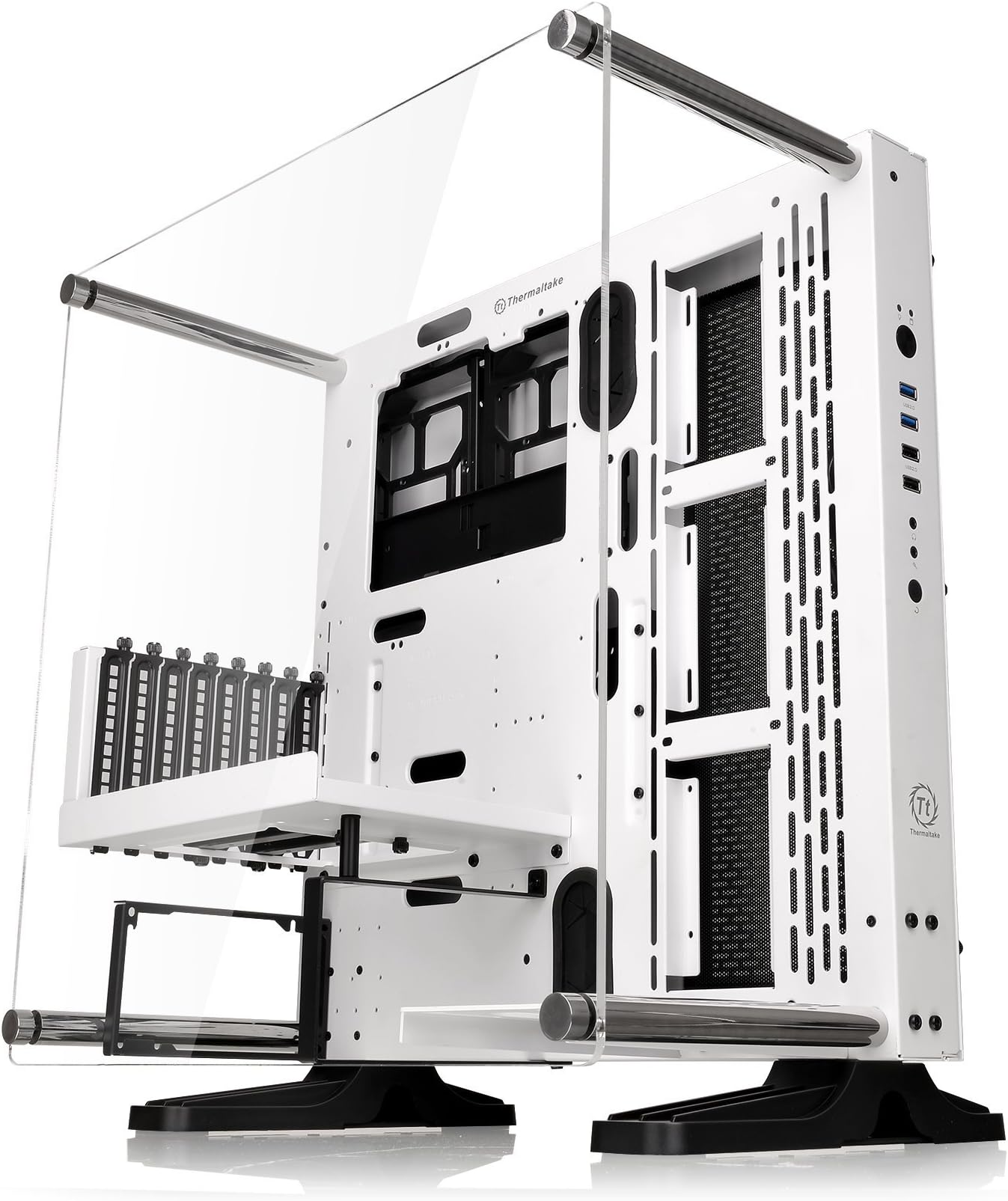 Thermaltake Core P3 SE Snow Edition ATX Open Frame Panoramic Viewing Tt LCS Certified Gaming Computer Case CA-1G4-00M6WN-02