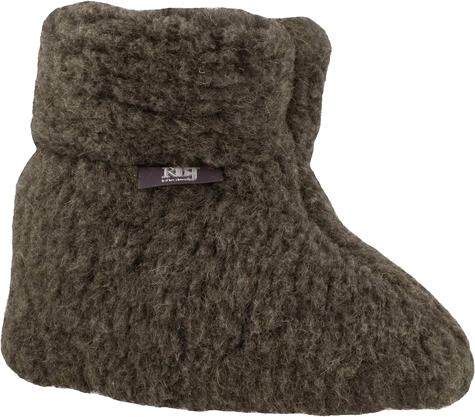 RBJ leather shoes Natural 100% Warm Wool Slippers Yeti Unisex