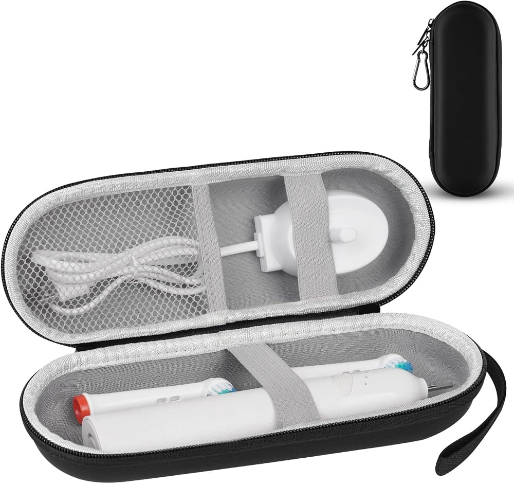 LOPHE Electric Toothbrush Travel Case, Portable Dustproof Holder Bag