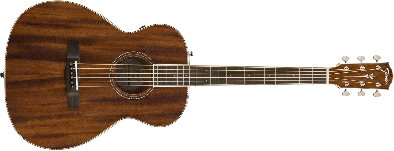 Fender Paramount Traveler 6String Acoustic Guitar Musical