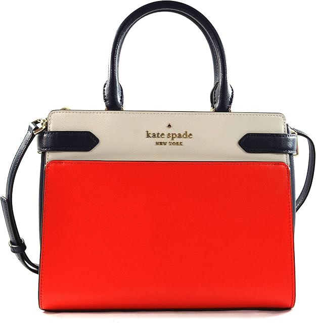 Kate Spade Staci Dome Saffiano Leather Crossbody Bag Purse Handbag