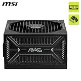 MSI MAG A1000GLS 1000W PSU PCIe 5.1 ATX 3.1 Gold 12V Native 2x6 view 2