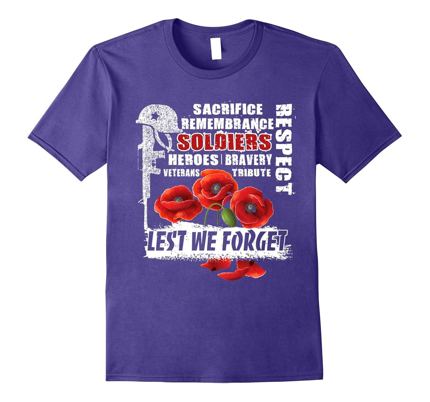 Veteran T-Shirt Remembrance Day Gift For Proud Veteran Shirt-Rose