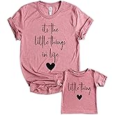 Teeny Fox Little Things In Life Mother Girl Baby Matching Outfits Cute Family Shirts